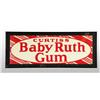 Image 1 : Tin Baby Ruth Gum Striped Sign.
