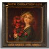 Image 1 : Metal Carnation Chewing Gum Sign.