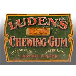 Tin Luden's Chewing Gum Sign.