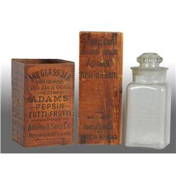 Lot of 3: Gum Jar Crates and Jar.