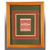 Image 1 : Framed Coca-Cola Gum Wrapper.