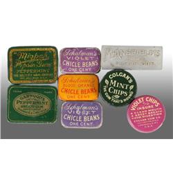 Lot of 8: Gum Tins.