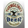 Image 1 : Reverse on Glass Yuengling Beer Corner Sign.