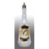 Image 1 : Bay Rum Reverse-on-Glass Barber Bottle.