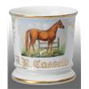 Image 1 : Horse with Dog Occupational Shaving Mug.