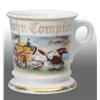 Image 1 : Fire Pumper Occupational Shaving Mug.