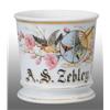Image 1 : Occupational Shaving Mug with Floral & Bird Design