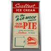 Image 1 : Reverse-on-Glass Sealtest Ice Cream Menu Board.