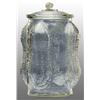 Image 1 : Planters Peanut 4-Corner Jar with Lid.