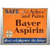 Image 1 : Tin Bayer Aspirin Sign.