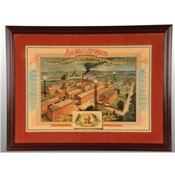 Framed Paper August Wolf & Co. Poster.