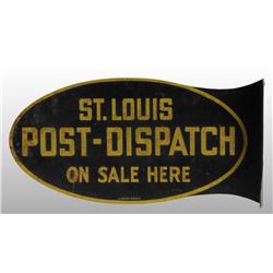 St. Louis Dispatch Flange Sign.