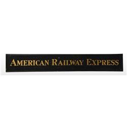 American Railway Express Sign.