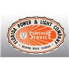Image 1 : Porcelain Florida Power & Light Company Oval Sign.
