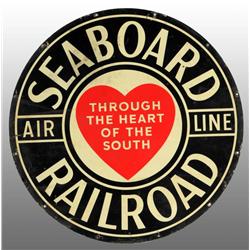 Reflective Aluminum Seaboard Railroad Sign.