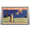 Image 1 : Framed Paper Goodyear Lawn Hose Poster.