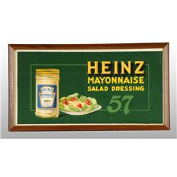 Cardboard Heinz Mayonnaise Trolley Car Sign.