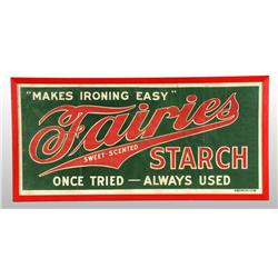 Starch Linen Fairies Banner Advertising Sign.