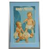 Image 1 : Framed Cardboard Baby Needs Store Poster.