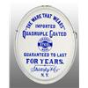 Image 2 : Porcelain Stransky Steel Ware 2-Sided Platter Sign