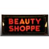 Image 2 : Early Glass & Tin Beauty Shop Light-Up Sign.