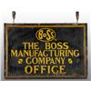 Image 1 : Wooden Boss Manufacturing Co. Sidewalk Sign.