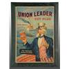 Image 1 : Cardboard Union Leader Cut Plug Tobacco Sign.