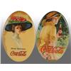 Image 1 : Lot of 2: Celluloid Coca-Cola Pocket Mirrors.