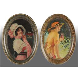 Lot of 2: Coca-Cola Tip Trays.