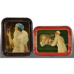 Lot of 2: Coca-Cola Serving Trays.