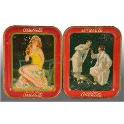 Lot of 2: Coca-Cola Serving Trays.