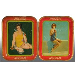 Lot of 2: Coca-Cola Serving Trays.