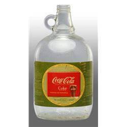 Coca-Cola 1-Gallon Syrup Jug.
