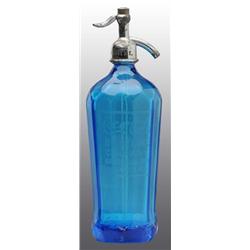 Early Coca-Cola Blue Seltzer Bottle.