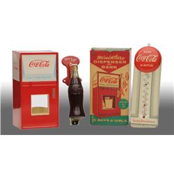 Lot of 3: Assorted Coca-Cola Items.