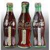 Image 1 : Lot of 3: Tin Coca-Cola Thermometers.
