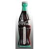 Image 1 : Tin Coca-Cola Die-Cut Bottle Thermometer.
