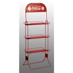 Metal Coca-Cola Bottle Display Rack.