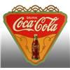 Image 1 : Plywood Coca-Cola Kay Displays Triangle Sign.