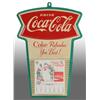 Image 1 : Embossed Tin Coca-Cola Calendar Holder.