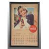 Image 1 : Framed Coca-Cola Calendar.
