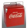 Image 1 : Coca-Cola Small 6-Pack Picnic Cooler.