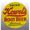 Image 1 : Embossed Tin Howel's Root Beer Sign.