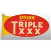 Image 1 : Tin Triple XXX Flange Sign.