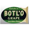 Image 2 : Tin Botl'O Grape Flange Sign.