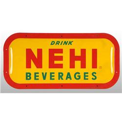 Heavy Tin Nehi Sign.