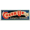 Image 1 : Embossed Tin Cheer-Up Sign.