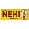 Image 1 : Embossed Tin Nehi Sign.