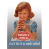 Image 1 : Lot of 3: Cardboard Cola Soda Pop Signs.