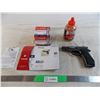 Image 1 : PFM16 Full Metal CO2 BB Gun with box of cartridges + BB's (20 bb clip)